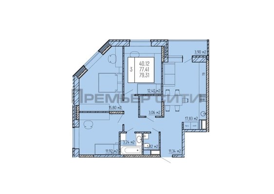 Купить 3-комнатную квартиру